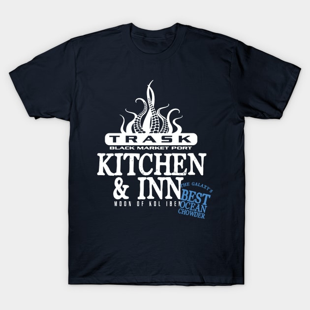 Trask Kitchen and Inn T-Shirt by MindsparkCreative